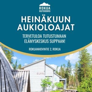 Heinäkuun aukioloajat ja lenkkisauna